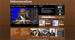 Desktop Screenshot of deliverancezone.com